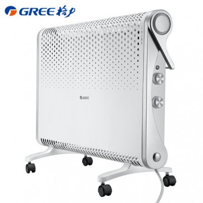 格力（GREE）取暖器/电暖器/电暖气家用 居浴两用 浴室防水 电热炉 欧式快热炉 NBDC-22